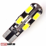   Светодиодная автолампа W5W 12 LED SMD5630 (2шт.)