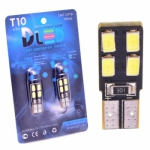   Светодиодная автолампа W5W - 4 SMD 5630 односторонняя (с обманкой) (2шт.)