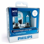  Philips Crystal Vision Галогенная автомобильная лампа Philips H11 (2шт.)